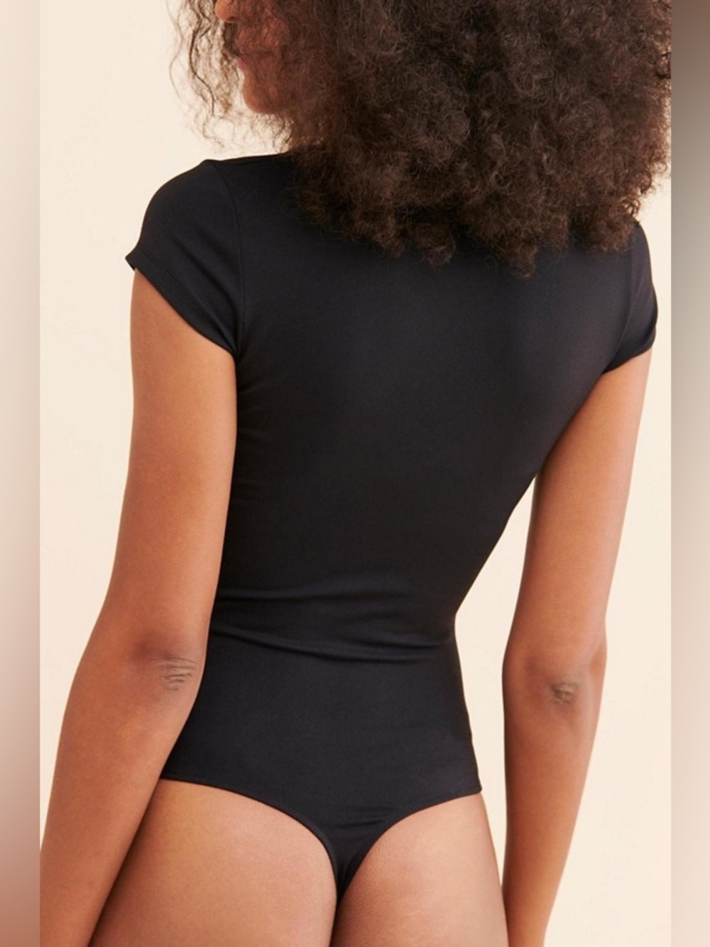 FREE PEOPLE | ✨NEW✨ Fair and Square Neck Duo Bodysuit in Black - Picture 6 of 7